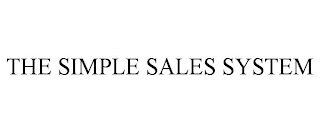 THE SIMPLE SALES SYSTEM