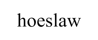 HOESLAW