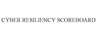 CYBER RESILIENCY SCOREBOARD