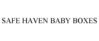 SAFE HAVEN BABY BOXES