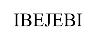 IBEJEBI