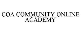 COA COMMUNITY ONLINE ACADEMY