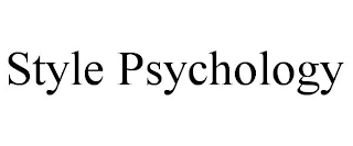 STYLE PSYCHOLOGY