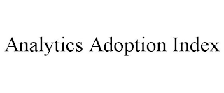 ANALYTICS ADOPTION INDEX