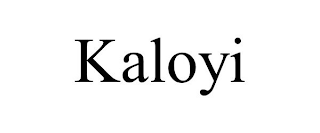 KALOYI