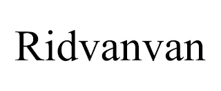 RIDVANVAN