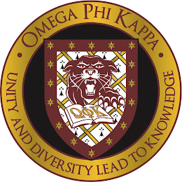 OMEGA PHI KAPPA UNITY AND DIVERSITY LEAD TO KNOWLEDGE