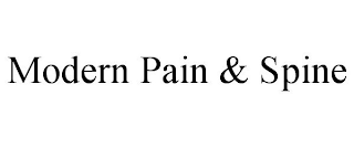 MODERN PAIN & SPINE