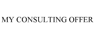 MY CONSULTING OFFER