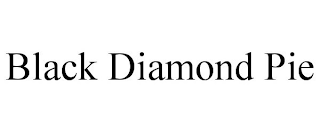 BLACK DIAMOND PIE