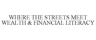 WHERE THE STREETS MEET WEALTH & FINANCIAL LITERACY