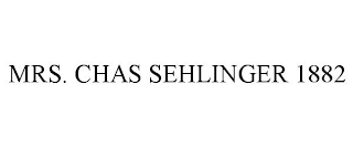 MRS. CHAS SEHLINGER 1882