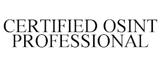 CERTIFIED OSINT PROFESSIONAL