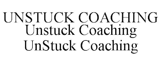UNSTUCK COACHING UNSTUCK COACHING UNSTUCK COACHING