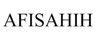 AFISAHIH
