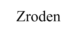 ZRODEN