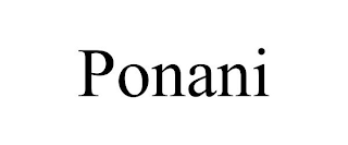 PONANI