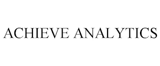 ACHIEVE ANALYTICS