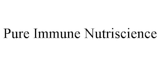 PURE IMMUNE NUTRISCIENCE