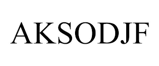 AKSODJF