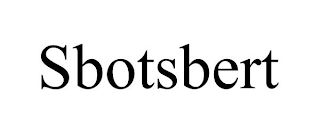 SBOTSBERT