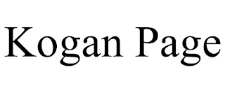 KOGAN PAGE