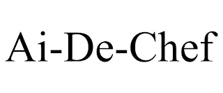 AI-DE-CHEF