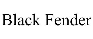 BLACK FENDER