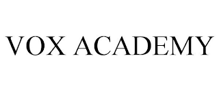 VOX ACADEMY