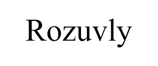 ROZUVLY