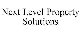 NEXT LEVEL PROPERTY SOLUTIONS