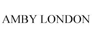 AMBY LONDON