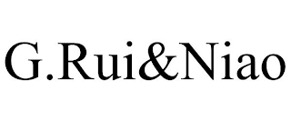 G.RUI&NIAO