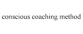 CONSCIOUS COACHING METHOD