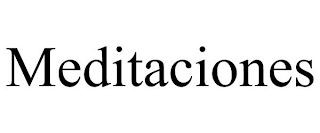 MEDITACIONES