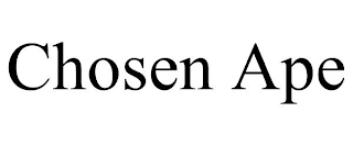 CHOSEN APE