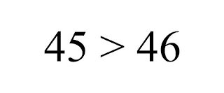 45 > 46