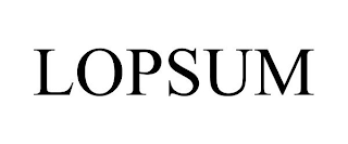 LOPSUM