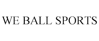 WE BALL SPORTS