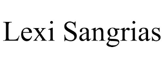 LEXI SANGRIAS