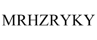 MRHZRYKY