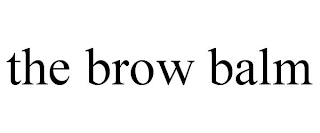 THE BROW BALM