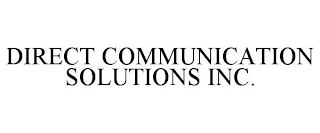 DIRECT COMMUNICATION SOLUTIONS INC.