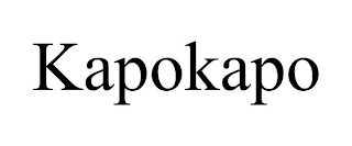 KAPOKAPO