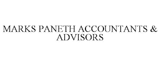 MARKS PANETH ACCOUNTANTS & ADVISORS