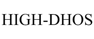 HIGH-DHOS