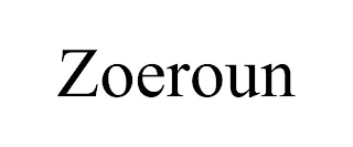 ZOEROUN