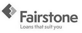 F FAIRSTONE LOANS THAT SUIT YOU