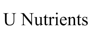 U NUTRIENTS