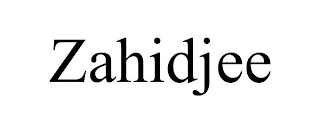 ZAHIDJEE